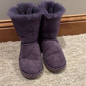 Cozy Purple Kids Boots